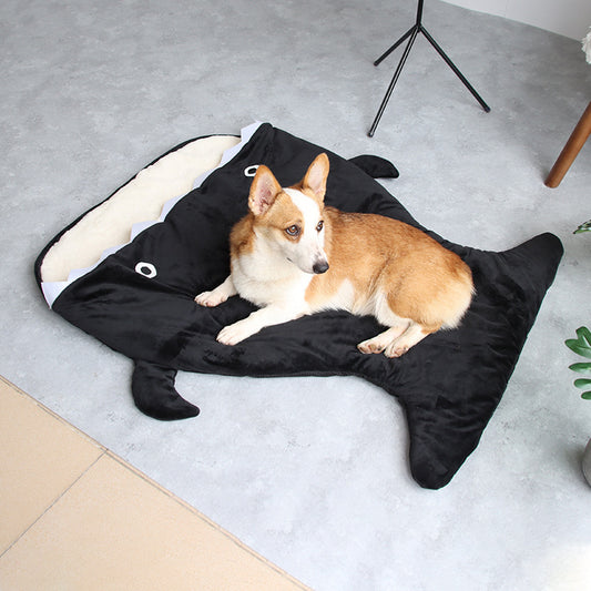 Removable And Washable Pockets With Warm Plush Pet Bed