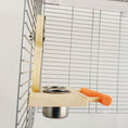 Load image into Gallery viewer, Parrot Puzzle Bird Toy Grinding Claw Stand Stainless Steel Food Cup Mirror
