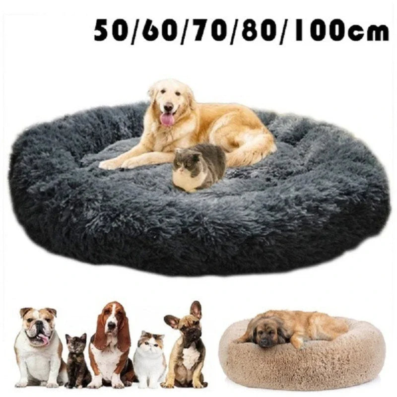 Donut Plush Round Warm Pets Beds