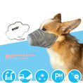 Load image into Gallery viewer, Dogs Anti-fog Haze Masks Anti Dust Gas Pollution Muzzle Dog Soft Face Cotton Mouth Mask Pet Respiratory PM2.5 Filter Pet Products
