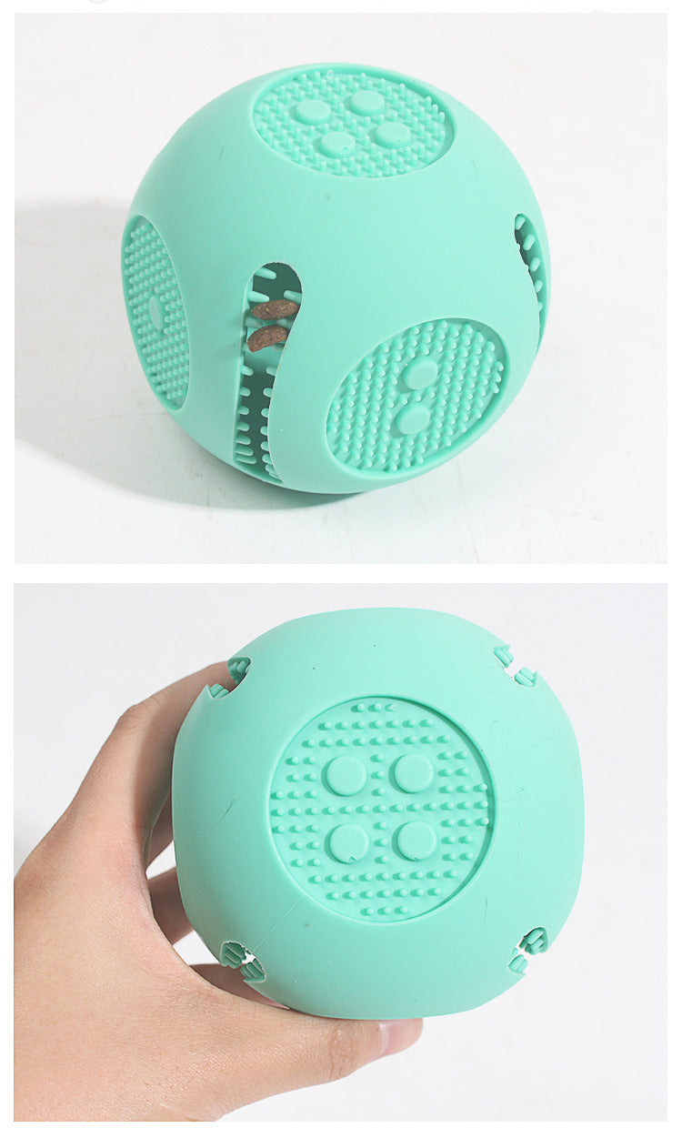 Dog Food Leakage Silicone Ball Toys