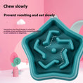 Load image into Gallery viewer, Pet Avoid Choking Slow Feeding Plastic Bowls
