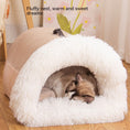 Load image into Gallery viewer, New Splice Portable Pet Nest Portable Autumn And Winter Warm Dog Nest Moisture-proof Long Fur Cat Nest Cross Border Pet Nest
