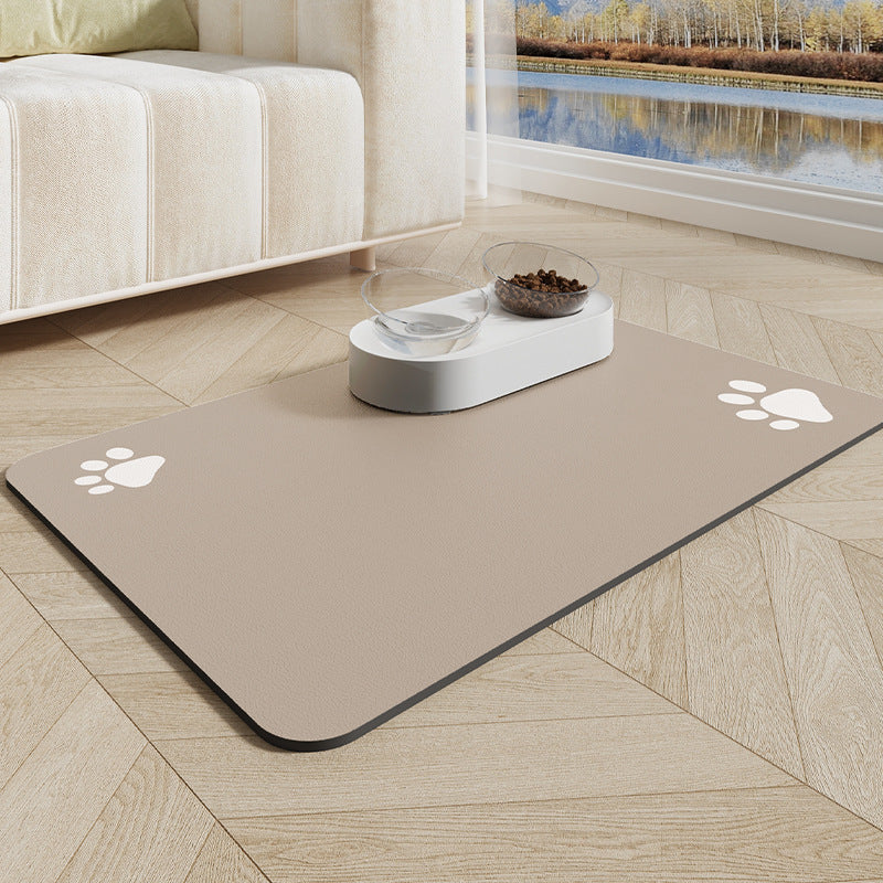Pet Feeding Mat Dogs And Cats Placemat Washable And Reusable Quick-drying Pad