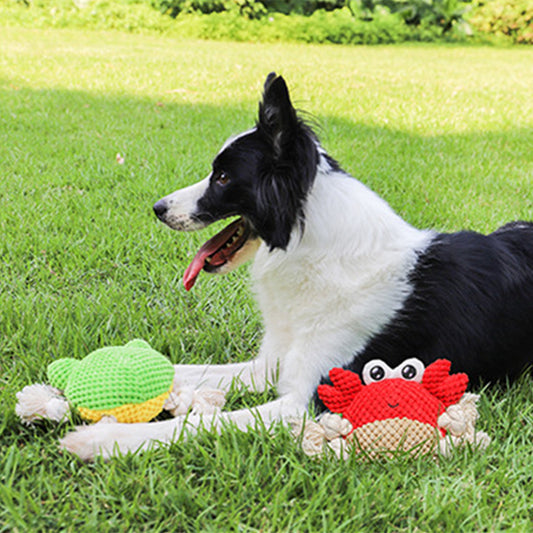 Dog Chewing Rope Tug Of War Pet Plush Toy