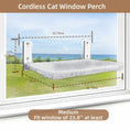 Load image into Gallery viewer, Pet Cordless Window Perches Cat Hammock Indoor Foldable Seat Pet Convenient Cordless Hammock
