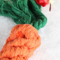 Load image into Gallery viewer, Cotton String Carrot Molar Teeth Cleaning Bite-resistant Dog Toy
