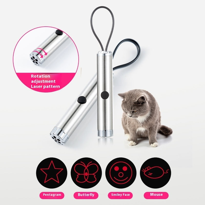 Creative Laser Pattern Funny Cat Pen Toy