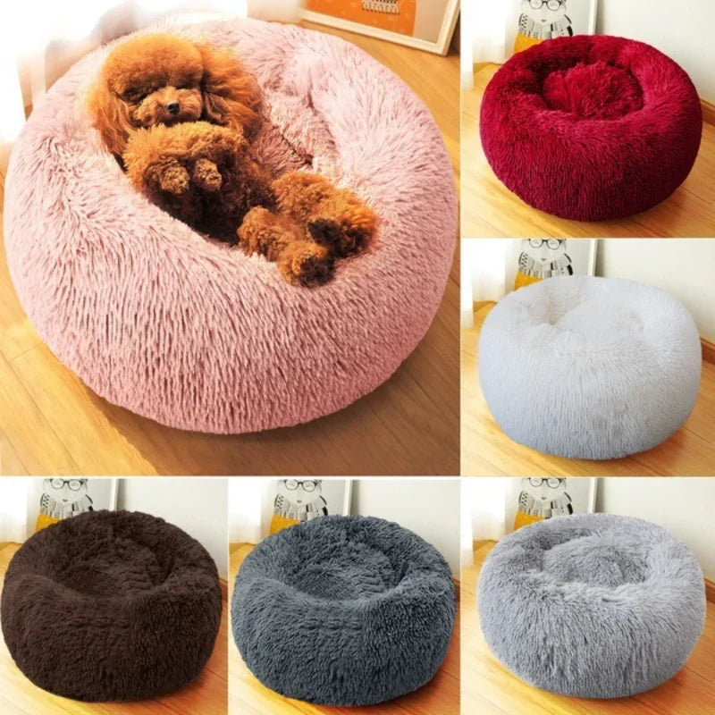 Donut Plush Round Warm Pets Beds