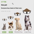 Load image into Gallery viewer, Pets Stainless Steel Bowl For Large Dog Non-slip Dog Basin More Sizes Pet Feeder
